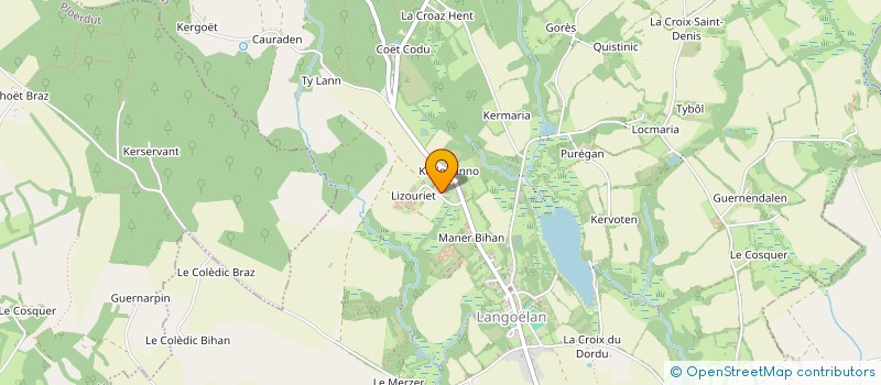 localisation de l'entreprise MONSIEUR JEAN-CLAUDE RICHARD  LANGOELAN