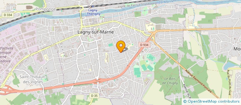 localisation de l'entreprise MONSIEUR JEAN-CLAUDE RICHARD  LAGNY-SUR-MARNE