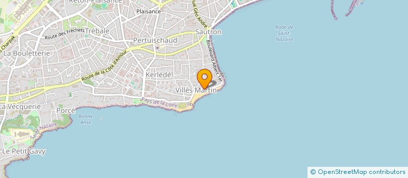 localisation de l'entreprise MONSIEUR JEAN-CLAUDE RIDET  SAINT-NAZAIRE