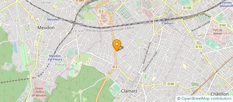 localisation de l'entreprise MONSIEUR JEAN-CLAUDE RIOU à CLAMART