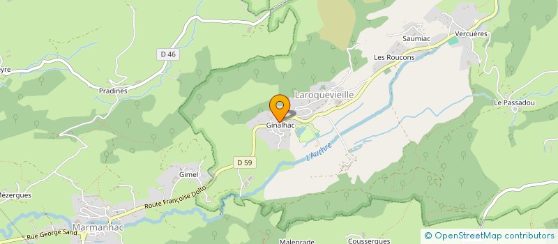 localisation de l'entreprise MONSIEUR JEAN-CLAUDE RIVES à LAROQUEVIEILLE