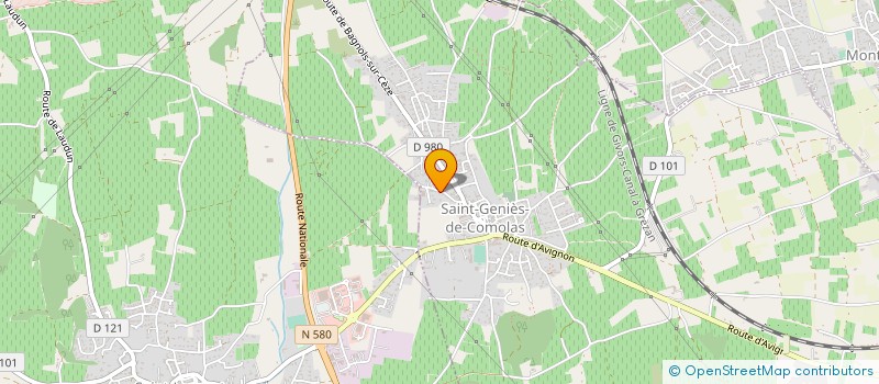 localisation de l'entreprise MONSIEUR JEAN-CLAUDE ROCHETTE à SAINT-GENIES-DE-COMOLAS