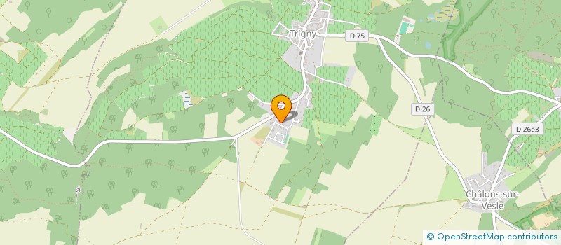 localisation de l'entreprise MONSIEUR JEAN-CLAUDE ROGE  TRIGNY