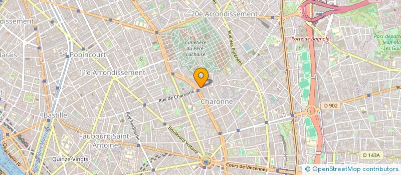 localisation de l'entreprise MONSIEUR JEAN-CLAUDE ROGER  PARIS