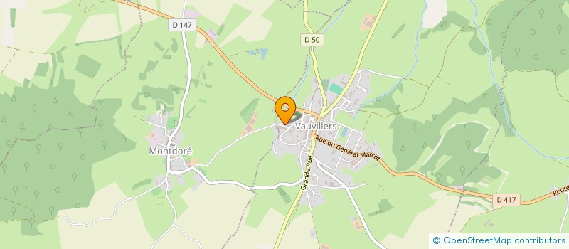 localisation de l'entreprise MONSIEUR JEAN-CLAUDE ROLIN  VAUVILLERS