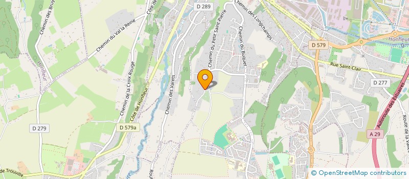 localisation de l'entreprise MONSIEUR JEAN-CLAUDE RONEY  HONFLEUR