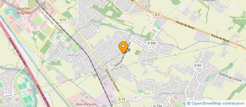 localisation de l'entreprise MONSIEUR JEAN-CLAUDE ROQUES  ESCALQUENS