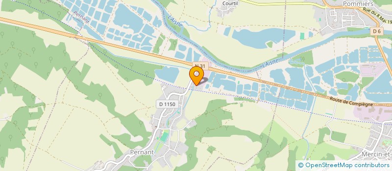 localisation de l'entreprise MONSIEUR JEAN-CLAUDE ROSKAM  PERNANT