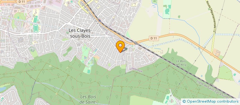 localisation de l'entreprise MONSIEUR JEAN-CLAUDE ROULEAU à LES CLAYES-SOUS-BOIS