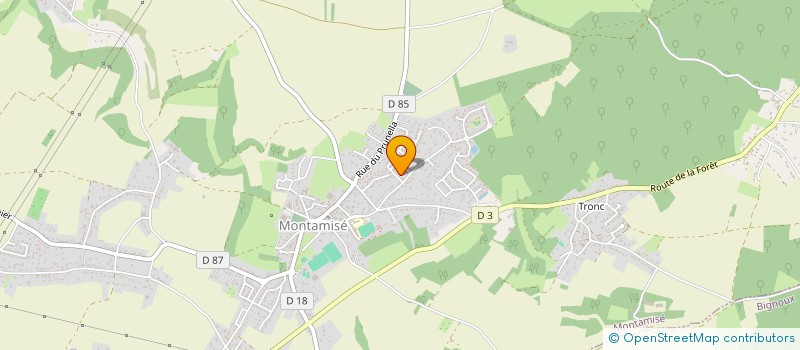 localisation de l'entreprise MONSIEUR JEAN-CLAUDE ROUSSEAU  MONTAMISE