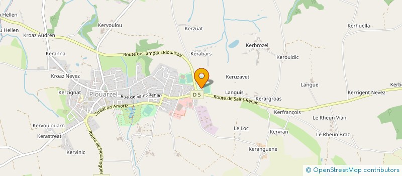 localisation de l'entreprise MONSIEUR JEAN-CLAUDE ROUSSEL  PLOUARZEL