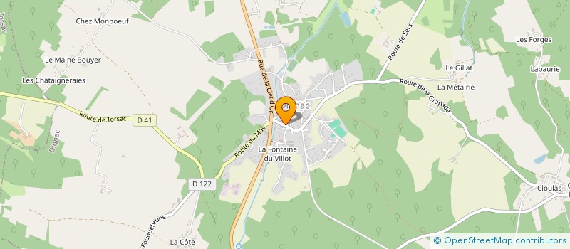 localisation de l'entreprise MONSIEUR JEAN-CLAUDE ROUSSEL  DIGNAC