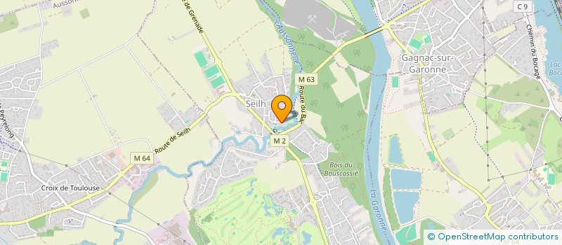 localisation de l'entreprise MONSIEUR JEAN-CLAUDE ROUSSEL  L'ISLE-JOURDAIN