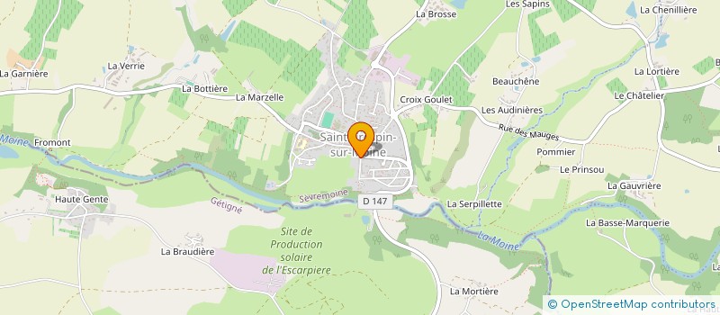 localisation de l'entreprise MONSIEUR JEAN-CLAUDE ROUSSET à SEVREMOINE
