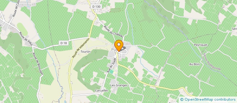 localisation de l'entreprise MONSIEUR JEAN-CLAUDE ROUX  SAINT-MAGNE-DE-CASTILLON