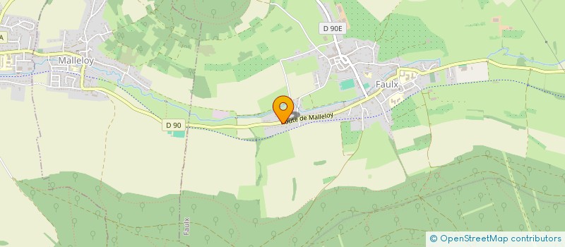 localisation de l'entreprise MONSIEUR JEAN CLAUDE ROYER  FAULX