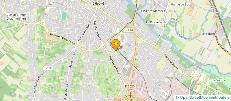 localisation de l'entreprise MONSIEUR JEAN-CLAUDE RUTSCH à OLIVET