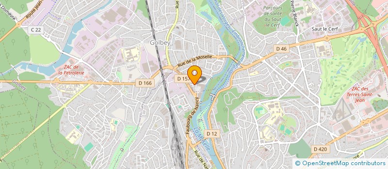 localisation de l'entreprise MONSIEUR JEAN-CLAUDE SACHOT  GOLBEY