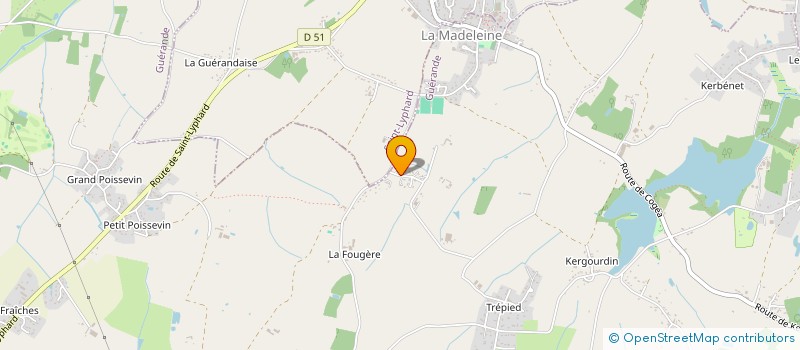 localisation de l'entreprise MONSIEUR JEAN CLAUDE SAIDE à GUERANDE