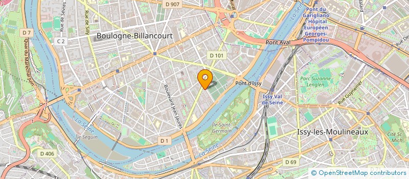 localisation de l'entreprise MONSIEUR JEAN-CLAUDE SALIN à BOULOGNE-BILLANCOURT