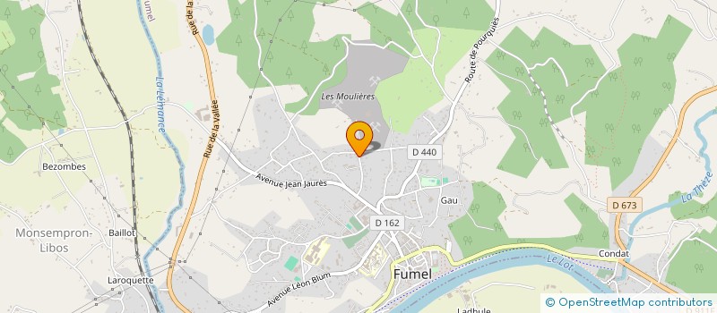 localisation de l'entreprise MONSIEUR JEAN-CLAUDE SASMAYOU  FUMEL