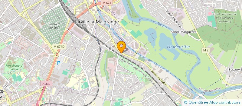 localisation de l'entreprise MONSIEUR JEAN CLAUDE SAUNIER  JARVILLE-LA-MALGRANGE