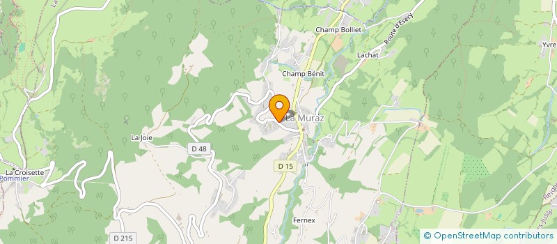 localisation de l'entreprise MONSIEUR JEAN-CLAUDE SCLAVOPOULOS  LA MURAZ