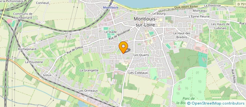 localisation de l'entreprise MONSIEUR JEAN-CLAUDE SECHEPPET à MONTLOUIS-SUR-LOIRE