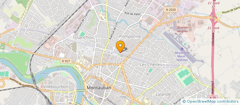 localisation de l'entreprise MONSIEUR JEAN-CLAUDE SENES  MONTAUBAN