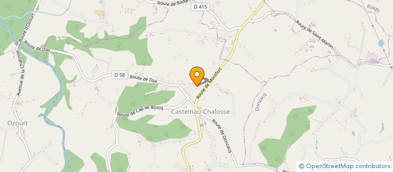 localisation de l'entreprise MONSIEUR JEAN CLAUDE SEQUE  CASTELNAU-CHALOSSE