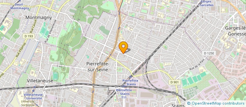 localisation de l'entreprise MONSIEUR JEAN-CLAUDE SERERO à PIERREFITTE-SUR-SEINE
