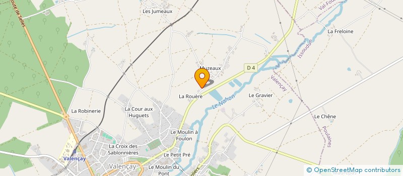 localisation de l'entreprise MONSIEUR JEAN-CLAUDE SERVAES à VALENCAY