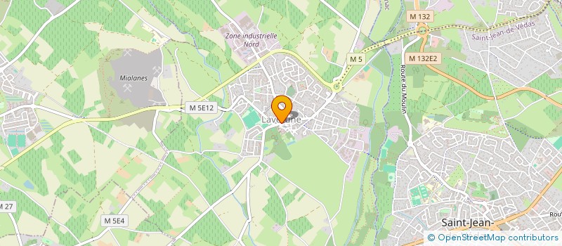 localisation de l'entreprise MONSIEUR JEAN-CLAUDE SEVEGNE  LAVERUNE