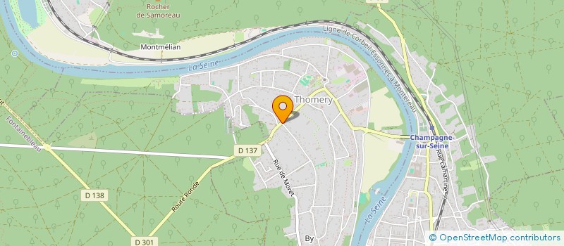 localisation de l'entreprise MONSIEUR JEAN-CLAUDE SEYER  THOMERY