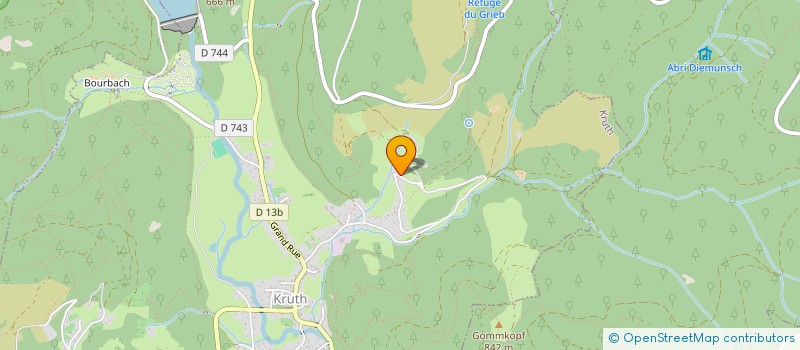 localisation de l'entreprise MONSIEUR JEAN-CLAUDE SIFFERLEN  KRUTH