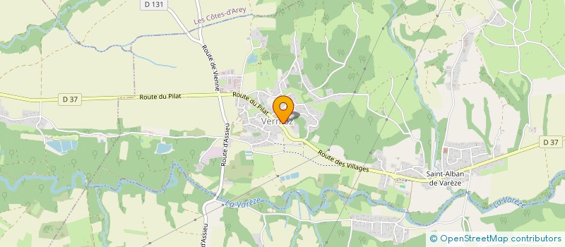 localisation de l'entreprise MONSIEUR JEAN-CLAUDE SILVESTRE  VERNIOZ