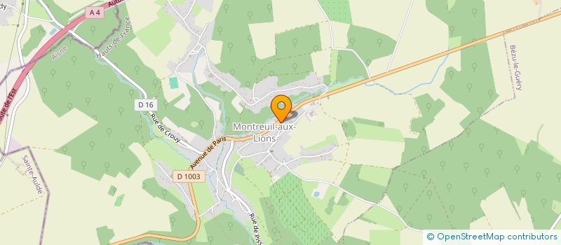 localisation de l'entreprise MONSIEUR JEAN-CLAUDE SKIRLO  MONTREUIL-AUX-LIONS