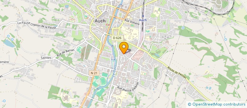 localisation de l'entreprise MONSIEUR JEAN-CLAUDE SMARA  AUCH