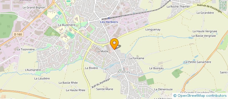 localisation de l'entreprise MONSIEUR JEAN-CLAUDE SOULLARD  LES HERBIERS