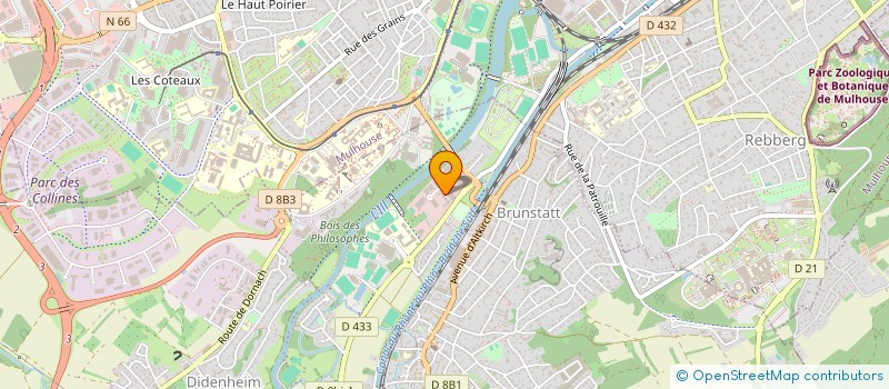 localisation de l'entreprise MONSIEUR JEAN-CLAUDE STOLL  BRUNSTATT-DIDENHEIM