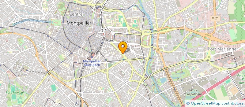 localisation de l'entreprise MONSIEUR JEAN-CLAUDE TAMVAKIS  MONTPELLIER