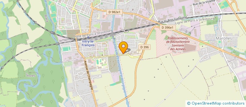 localisation de l'entreprise MONSIEUR JEAN CLAUDE TANCRAY  VITRY-LE-FRANCOIS