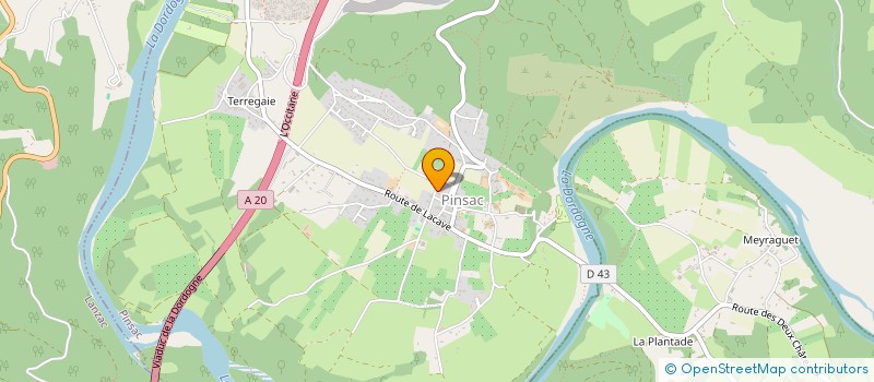 localisation de l'entreprise MONSIEUR JEAN-CLAUDE TELLIEZ  PINSAC