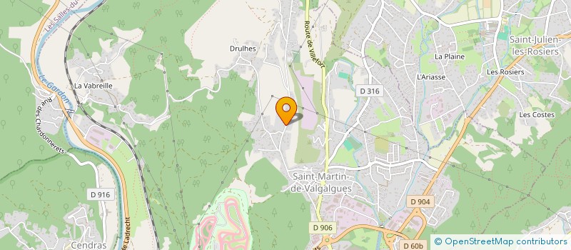 localisation de l'entreprise MONSIEUR JEAN-CLAUDE TESAURI-VALLONE  SAINT-MARTIN-DE-VALGALGUES