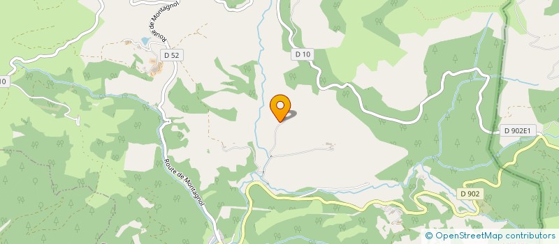 localisation de l'entreprise MONSIEUR JEAN-CLAUDE TEYSSIER  MONTAGNOL