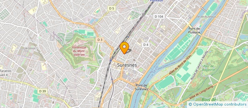 localisation de l'entreprise MONSIEUR JEAN-CLAUDE THERET à SURESNES