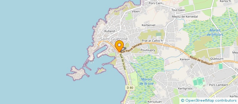 localisation de l'entreprise MONSIEUR JEAN-CLAUDE THIDET à PENMARCH