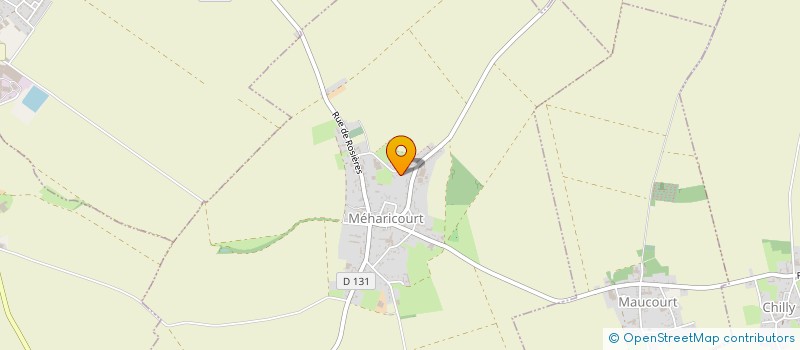 localisation de l'entreprise MONSIEUR JEAN-CLAUDE THINEY  MEHARICOURT