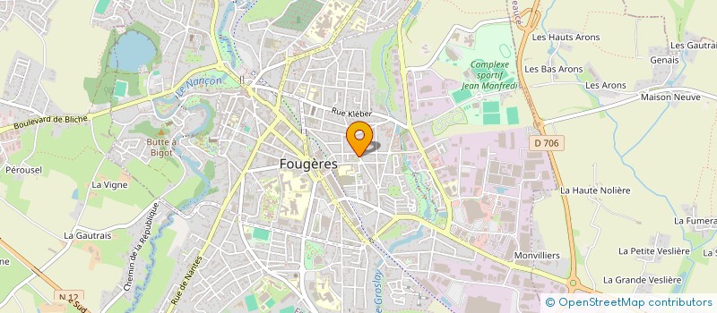 localisation de l'entreprise MONSIEUR JEAN-CLAUDE TIERCIN à FOUGERES