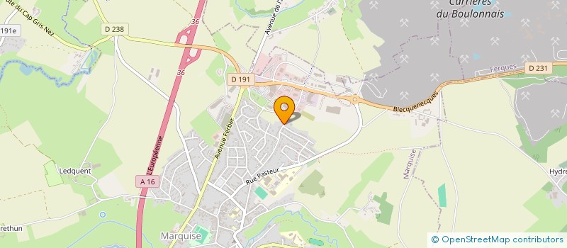 localisation de l'entreprise MONSIEUR JEAN-CLAUDE TIERTANT  MARQUISE